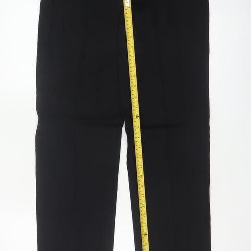 M&S Women’s Black UK 10 Long Tailored Tapered Work Trousers