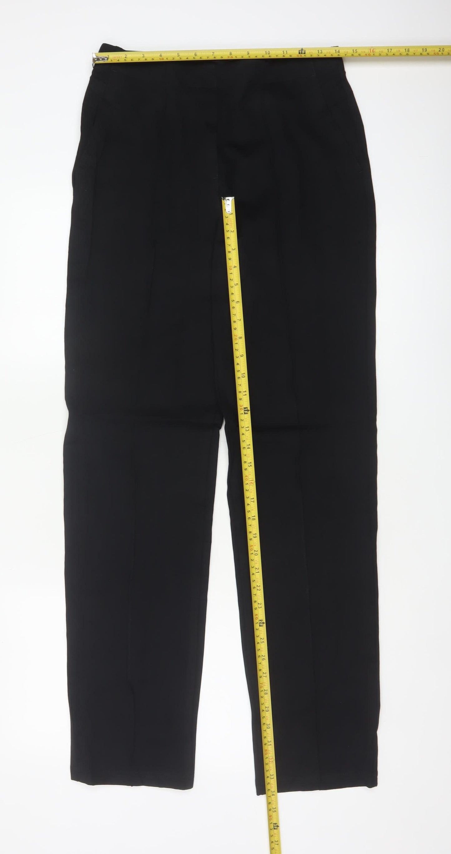 M&S Women’s Black UK 10 Long Tailored Tapered Work Trousers