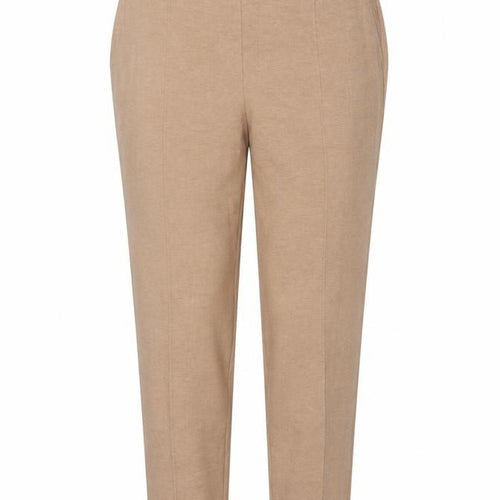 Marks and Spencer Women’s Beige UK 24 Tapered Stretch Trousers