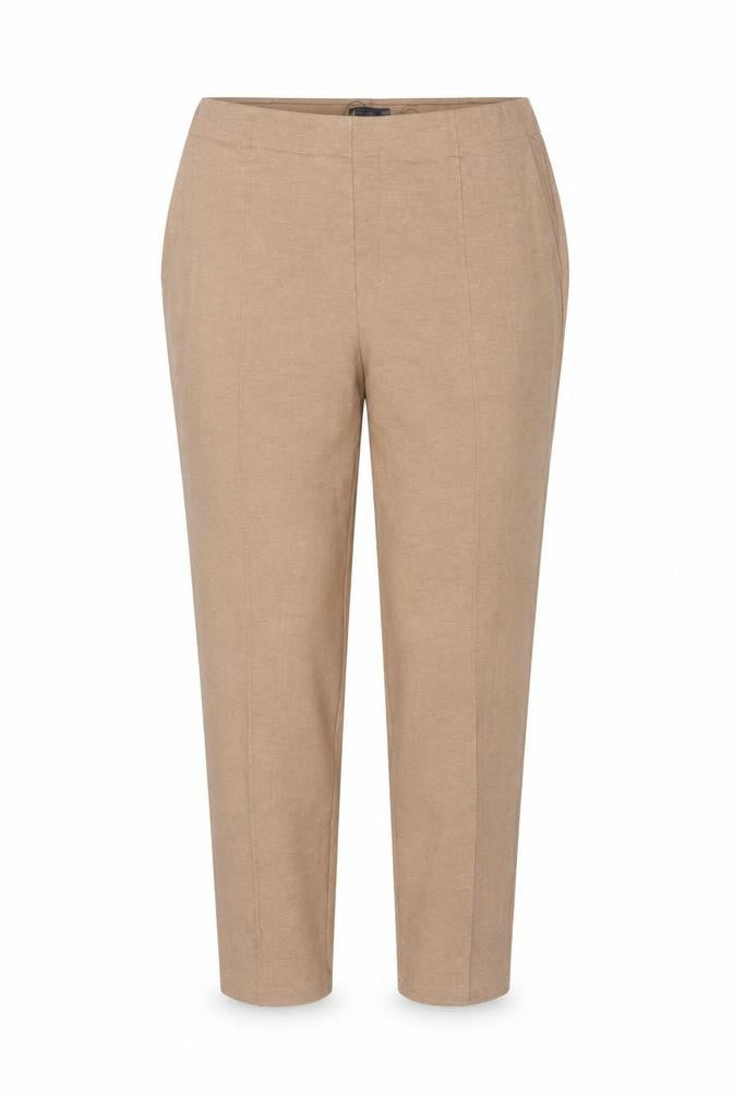 Marks and Spencer Women’s Beige UK 24 Tapered Stretch Trousers