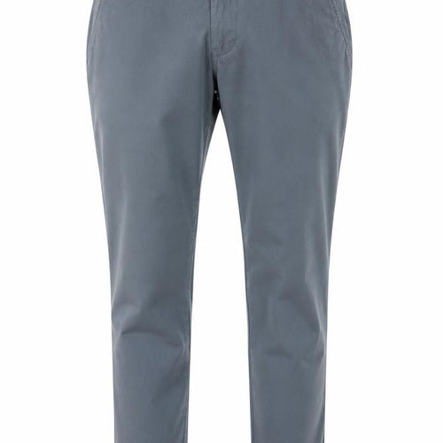 Marks and Spencer Men Grey 40 29 Skinny Fit Cotton Stretch Chino Trousers