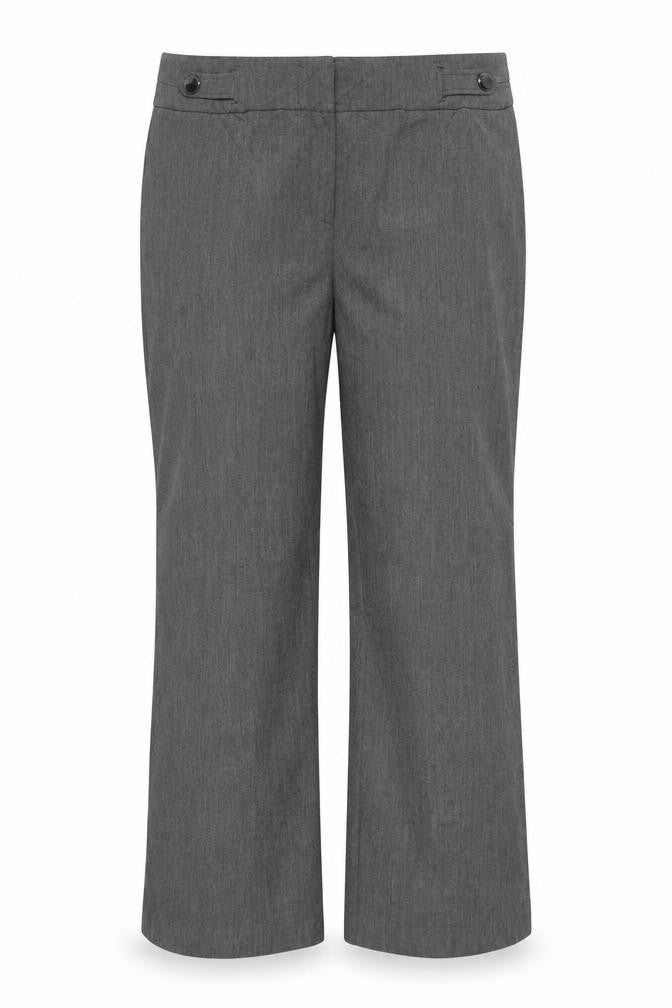 Debenhams Collection Women Grey UK 18 Straight Leg Dress Trousers