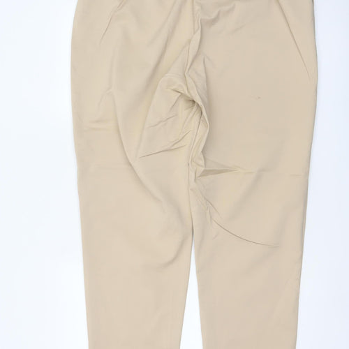 M&S Women’s Beige Size 20 Long Tapered Smart Work Trousers