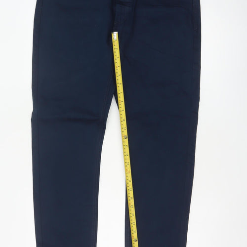 Marks & Spencer Men’s Blue 34/29 Slim Fit Tapered Stretch Jeans