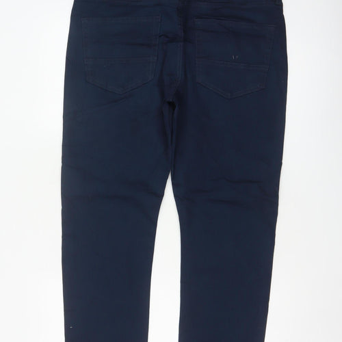 Marks & Spencer Men’s Blue 34/29 Slim Fit Tapered Stretch Jeans