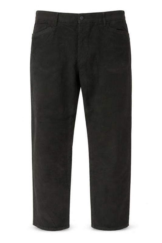 Marks & Spencer Men’s Black 44in 31in Straight Cotton Trousers