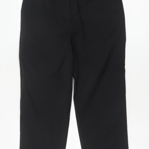 M&S Women’s Black UK 10 Slim High Rise Cropped Tailored Trousers