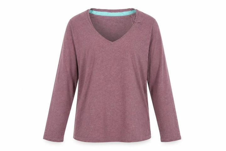 FatFace Women’s Purple Size 14 V-Neck Lace-Up Knit Jumper