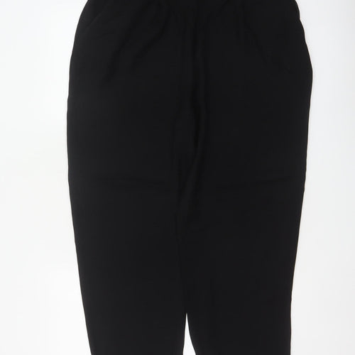 Laura Ashley Women’s Black UK 16 Cropped Tapered Smart Trousers