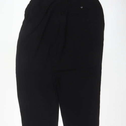 Laura Ashley Women’s Black UK 16 Cropped Tapered Smart Trousers