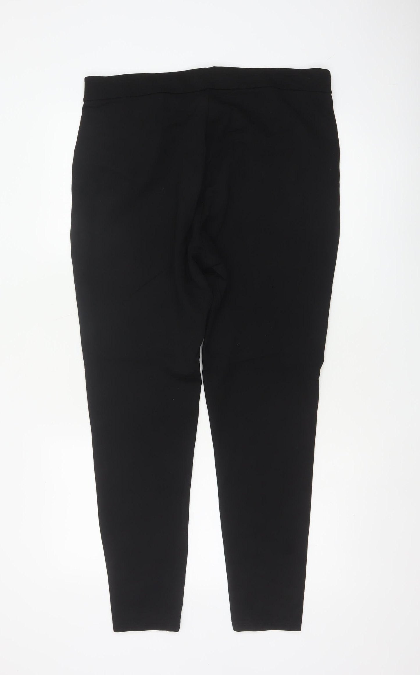 Next Women’s Black Size 18 Skinny Stretch Zip Detail Trousers