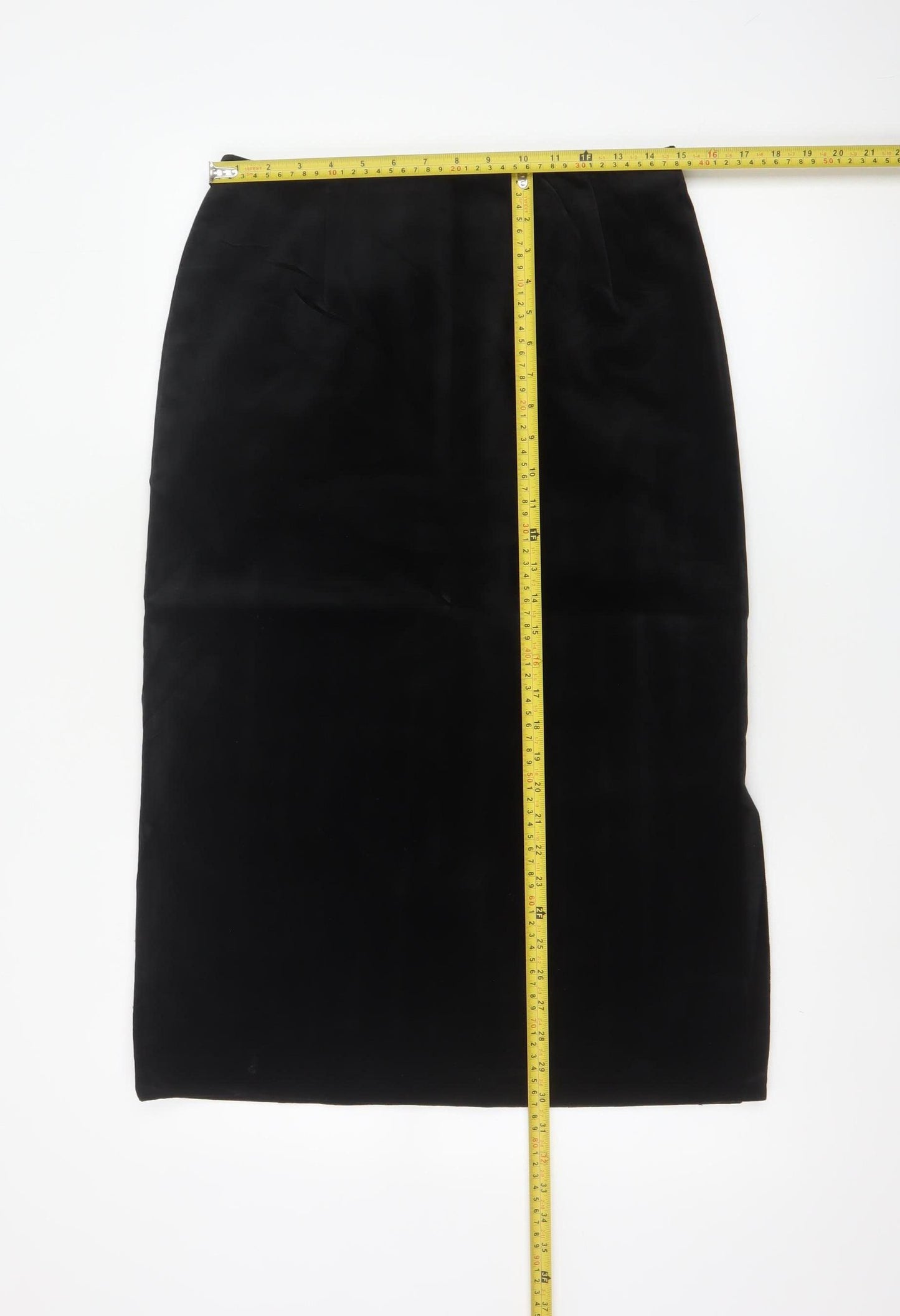 St Michael Marks & Spencer Women Black UK 14 Long Pencil Skirt