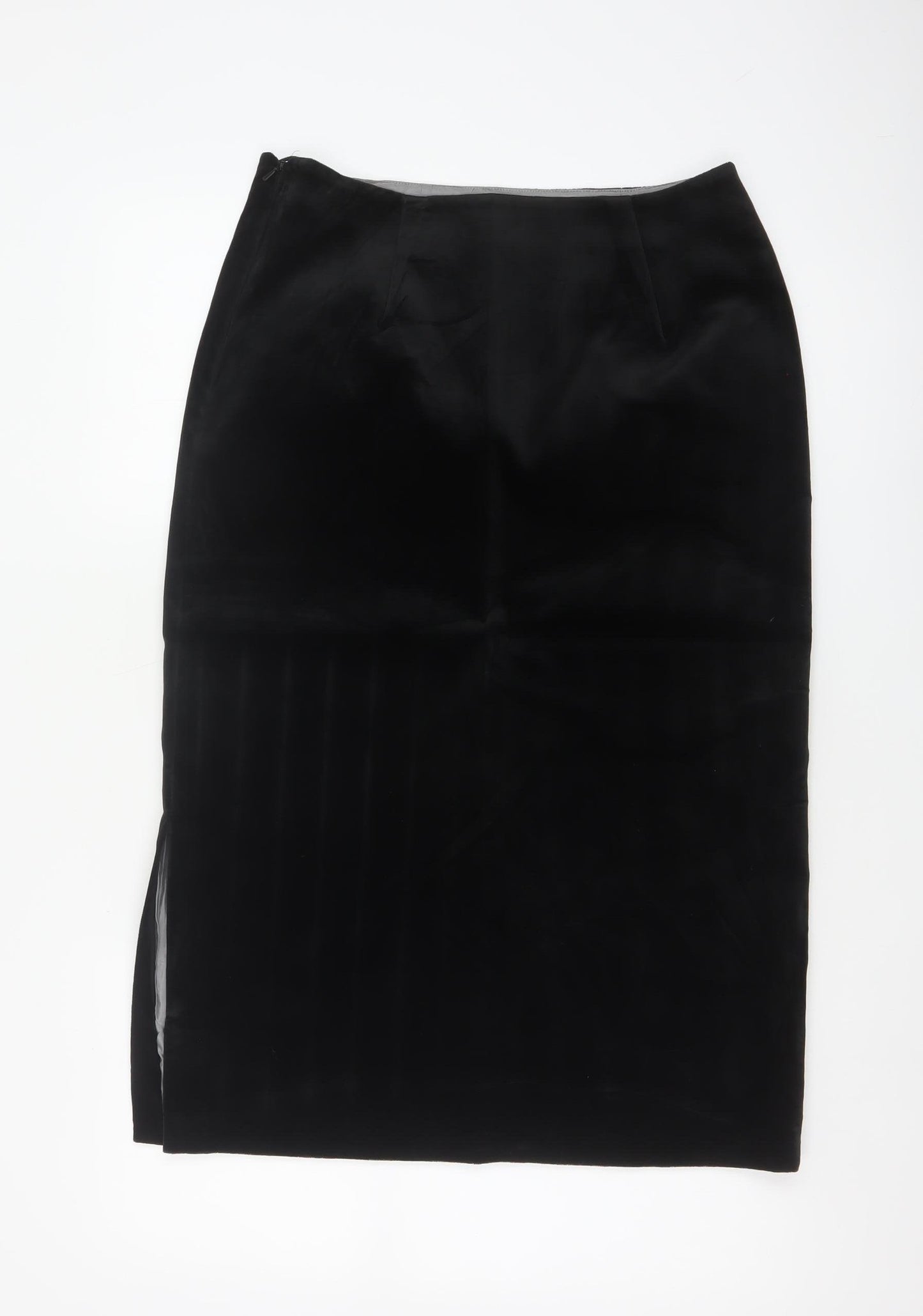 St Michael Marks & Spencer Women Black UK 14 Long Pencil Skirt