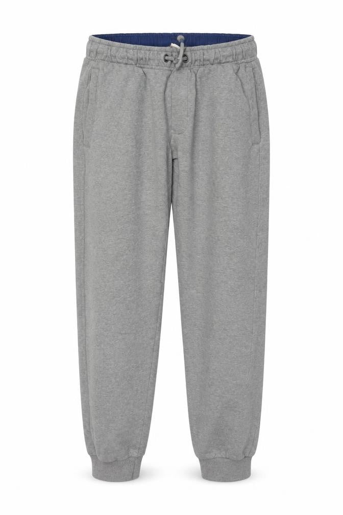 FatFace Men’s Grey Marl XL Cotton Blend Cuffed Drawstring Joggers