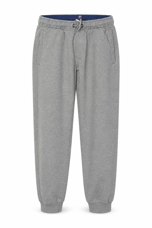 FatFace Men’s Grey Marl XL Cotton Blend Cuffed Drawstring Joggers