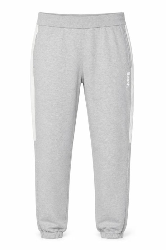 Bench Men’s Grey XL Logo Stripe Fleece Jogger Sweatpants