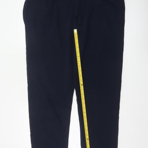 Marks & Spencer Men's Blue 2XL Long Jogger Stretch Drawstring Trousers