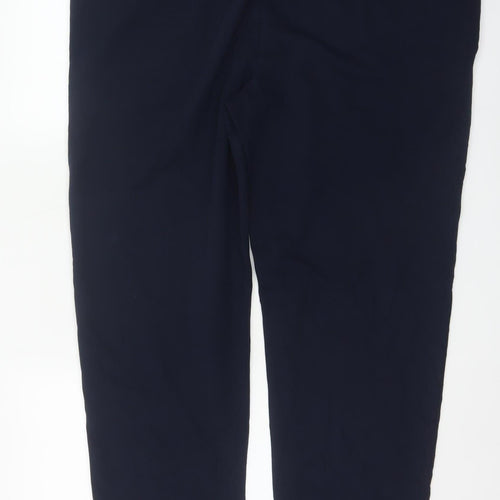 Marks & Spencer Men's Blue 2XL Long Jogger Stretch Drawstring Trousers
