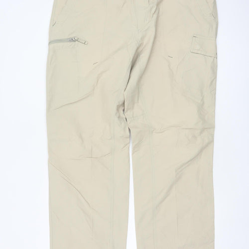 Columbia Men’s Beige 38 Cargo Trousers Straight Leg Outdoor Hiking