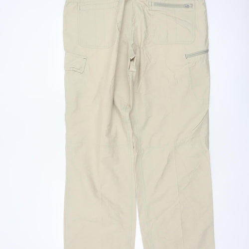 Columbia Men’s Beige 38 Cargo Trousers Straight Leg Outdoor Hiking