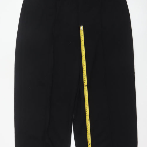 M&S Women’s Black Size 20 Short Wide Leg High Rise Trousers