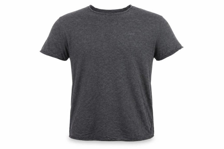 Hollister Men’s Grey L Crew Neck Short Sleeve Logo T-Shirt