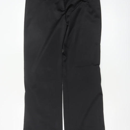 River Island Women’s Black UK 12 Bootcut Dress Trousers Stretch