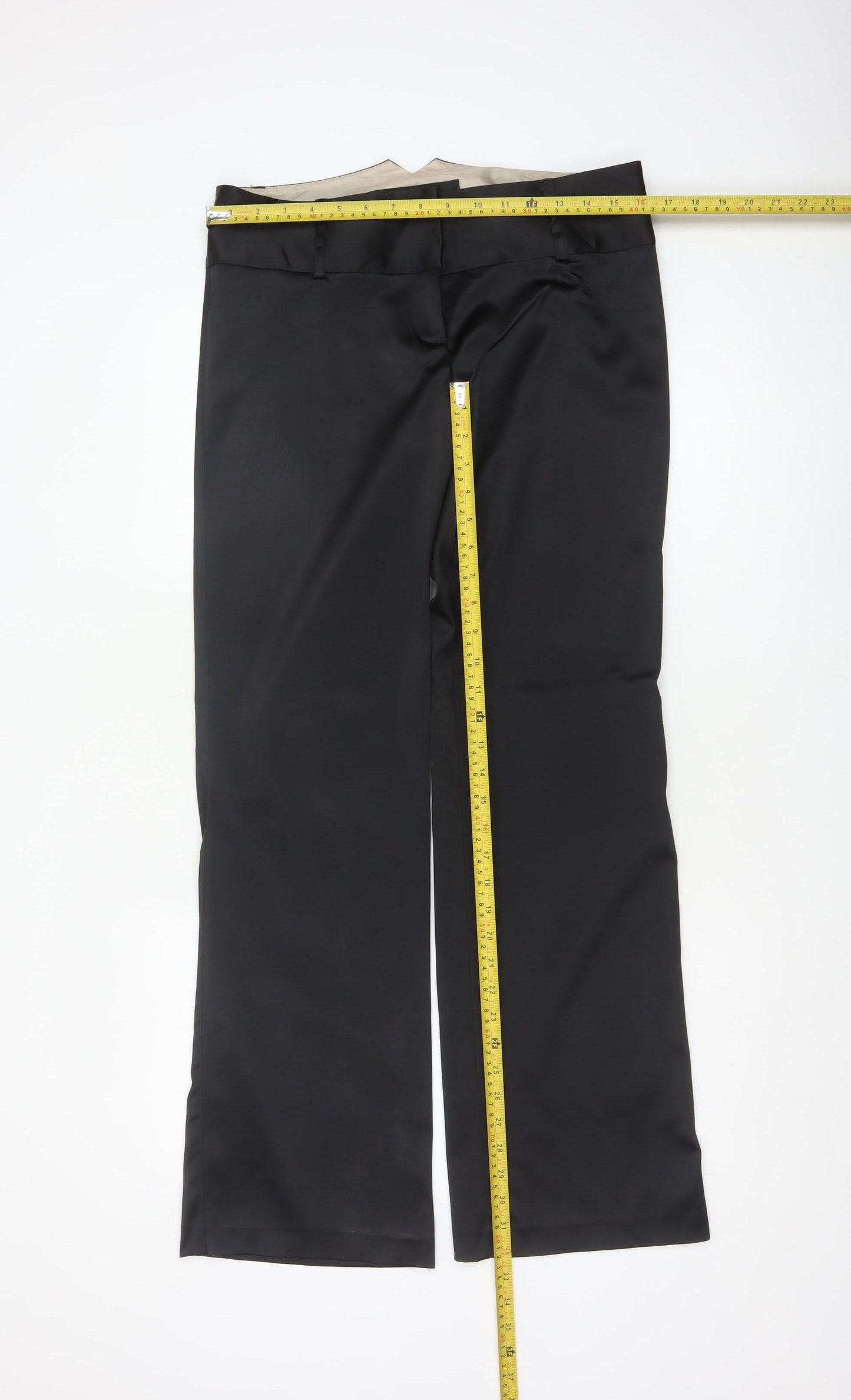 River Island Women’s Black UK 12 Bootcut Dress Trousers Stretch