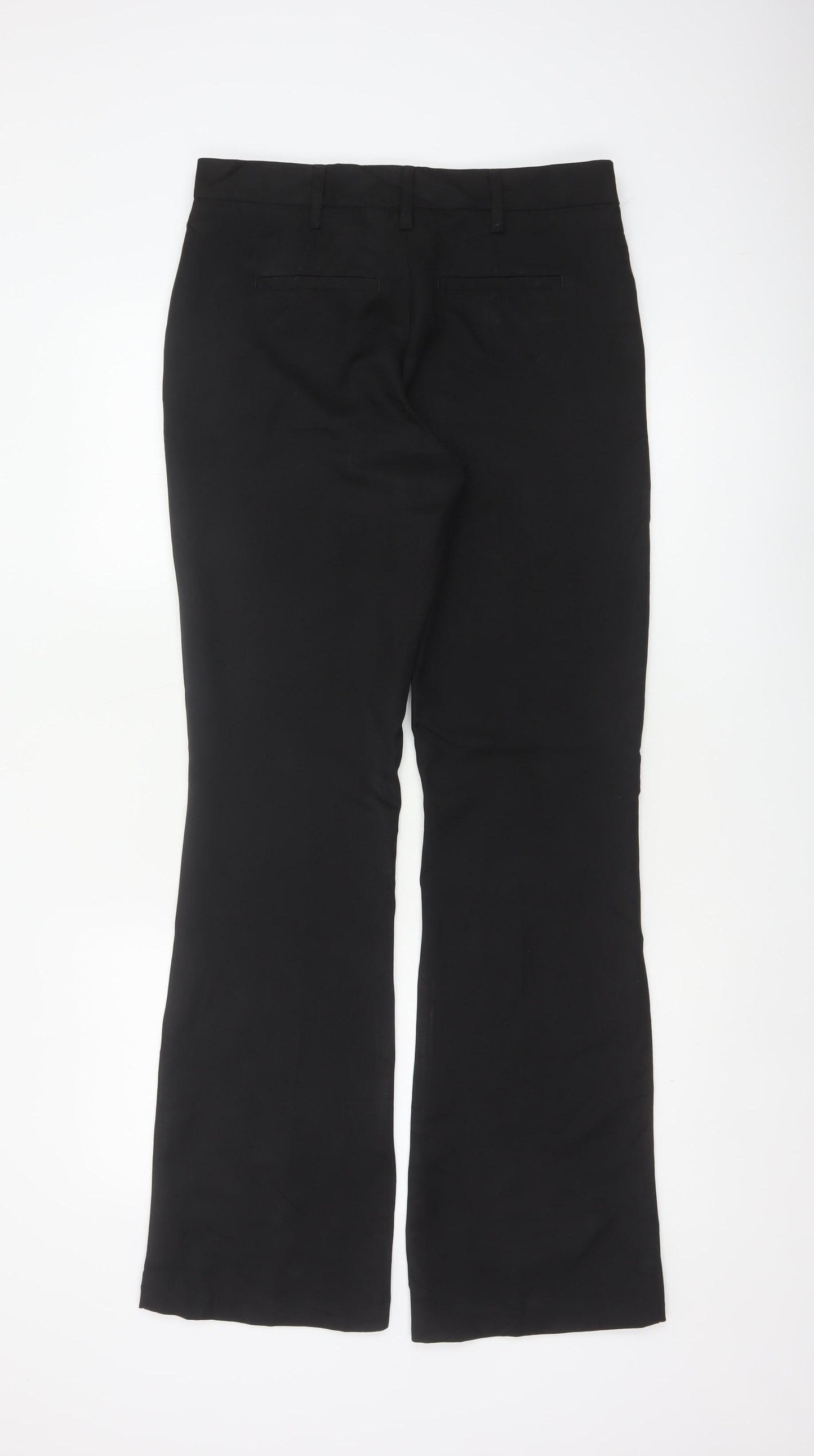Next Women’s Black UK 8 Flared Dress Trousers Smart Workwear