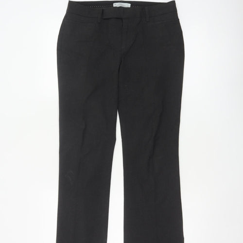 Gap Women Black UK 4 Modern Boot Stretch Tailored Work Trousers
