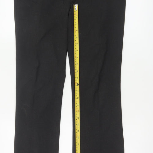 Gap Women Black UK 4 Modern Boot Stretch Tailored Work Trousers