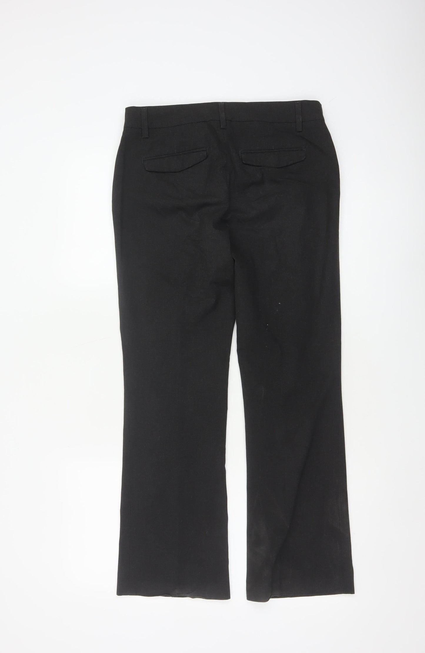 Gap Women Black UK 4 Modern Boot Stretch Tailored Work Trousers