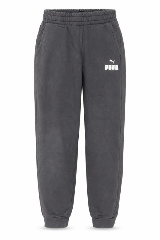 Puma Boys Black 13-14 Years Jogger Sweatpants Elastic Waist Pockets