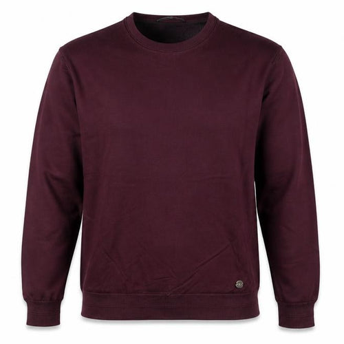 Sartoria Italiana Men’s Red L Crew Neck Pullover Knit Jumper Elbow Patches