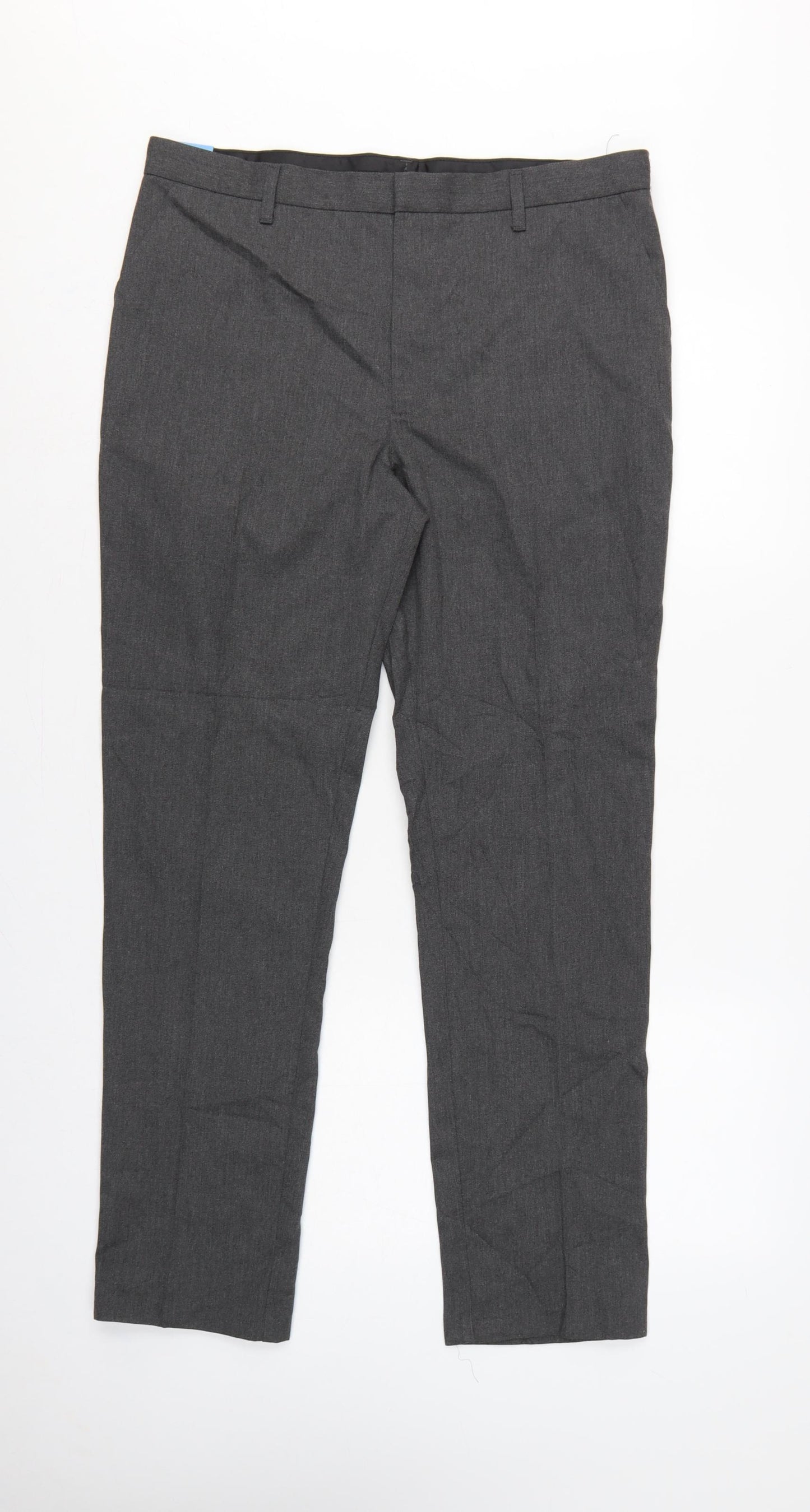 Marks and Spencer Boys Grey 15-16 Years Skinny Leg School Trousers NWT