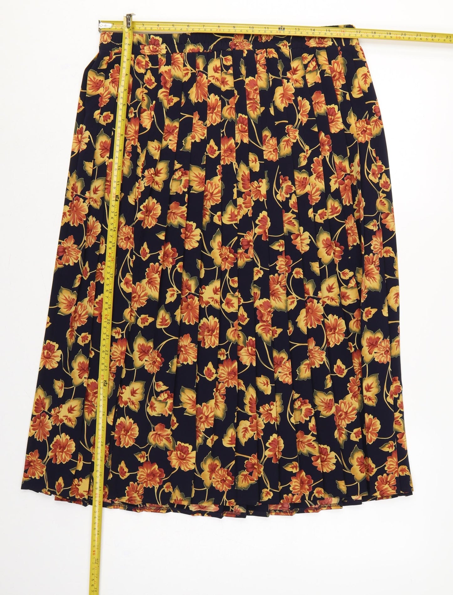 Debenhams Classics Women’s Multicoloured Floral Flared Midi Skirt UK 16