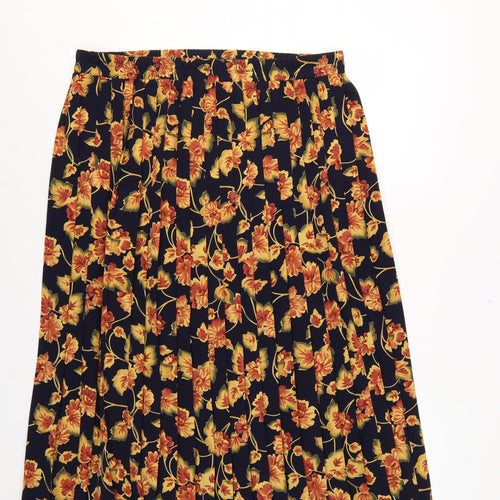Debenhams Classics Women’s Multicoloured Floral Flared Midi Skirt UK 16