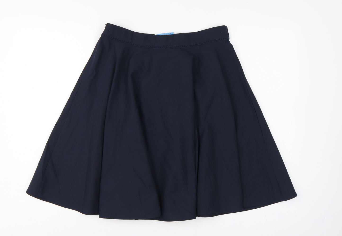 Marks & Spencer Girls Navy 15-16 Years Regular Fit Pleated School Skirt