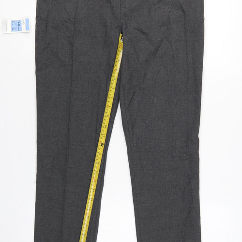 Marks & Spencer Boys Grey School Uniform Trousers 15-16 Years 32in Waist