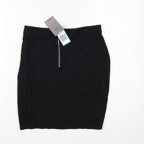 Marks & Spencer Girls Black 15-16 Years Regular Fit School Stretch Skirt