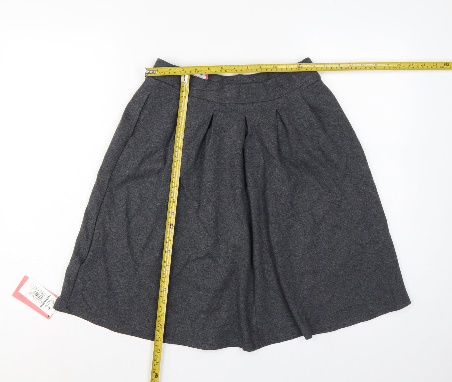 Marks & Spencer Girls Grey Pleated School Uniform Skirt 15-16 Years NWT