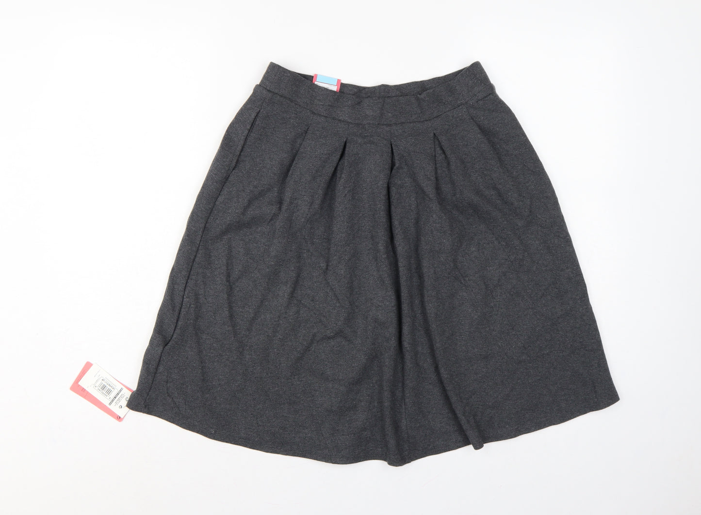 Marks & Spencer Girls Grey Pleated School Uniform Skirt 15-16 Years NWT