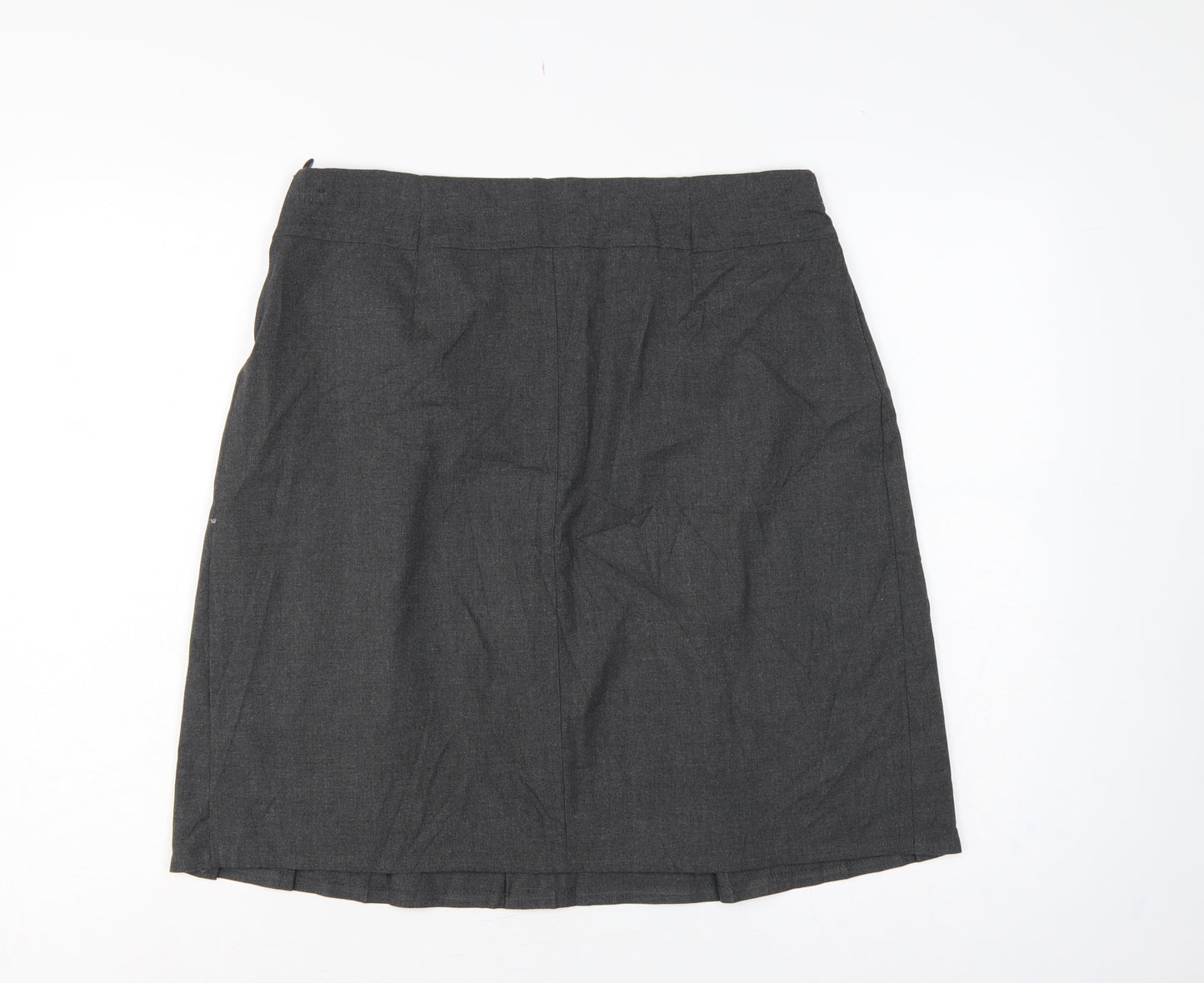 Marks and Spencer Girls Grey 16 Years Pleated Regular Fit School Skirt NWT