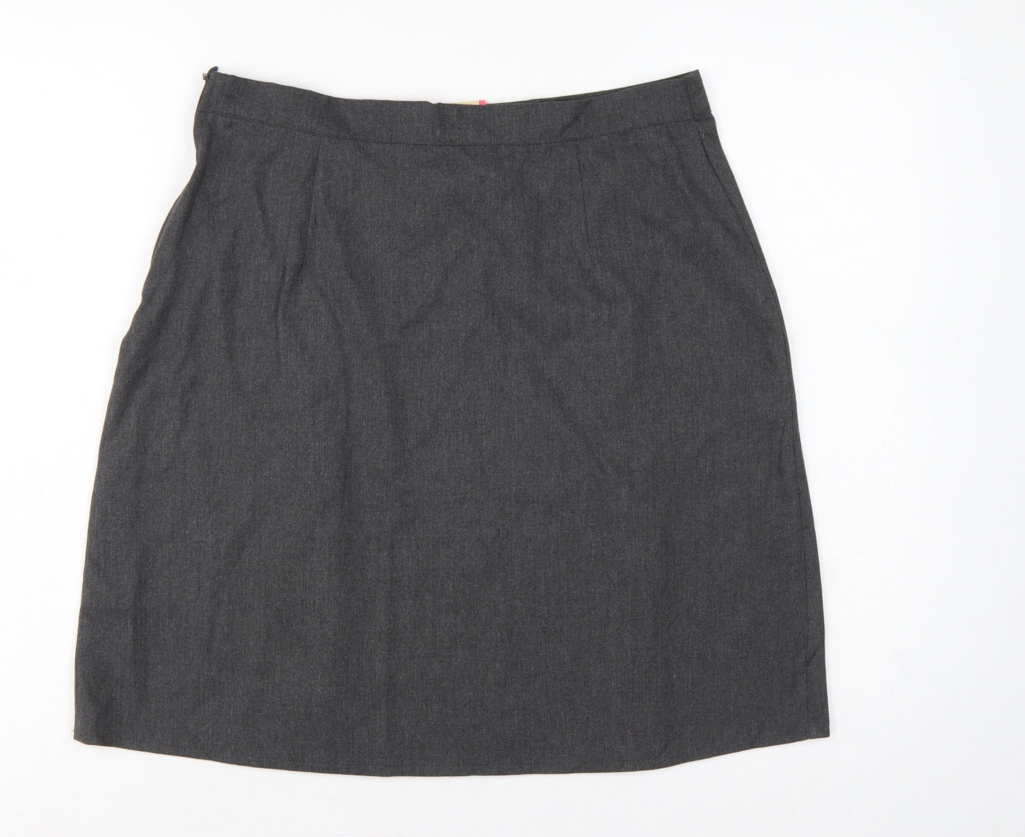 Marks & Spencer Girls Grey 17-18 Years Pleated School Uniform Skirt