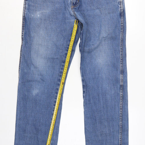 Wrangler Texas Men’s Blue W32 L32 Regular Straight Leg Jeans