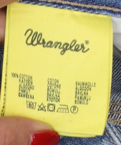 Wrangler Men’s Blue W32 L32 Crank Regular Straight Leg Jeans