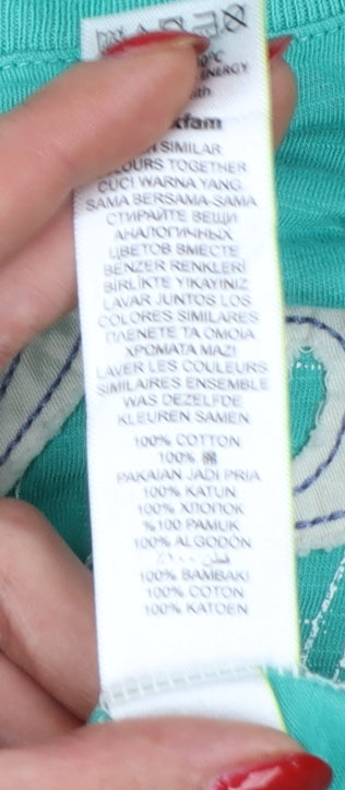 Marks Spencer Men’s XL Green Newport Beach Graphic Cotton T-Shirt NWT