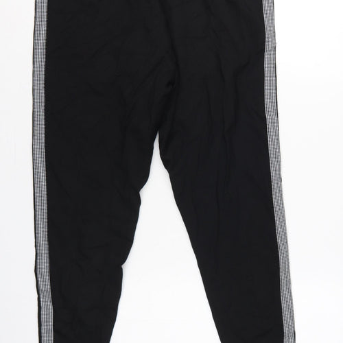 Marks & Spencer Women Black Mix UK 18 Short Side Stripe Leggings
