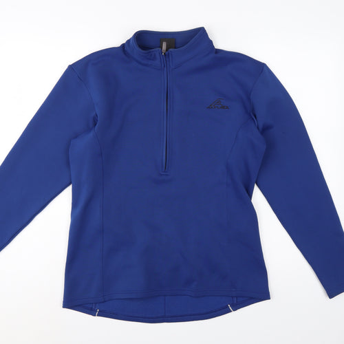 Altura Women’s Blue Size 14 Cycling Softshell 1/4 Zip Track Jacket