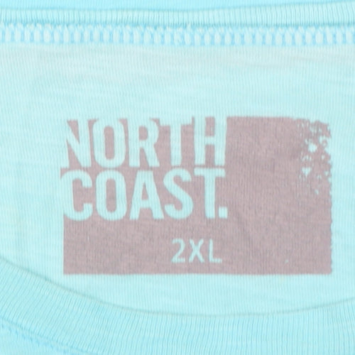 North Coast Men’s Blue 2XL New York City Graphic Print T-Shirt